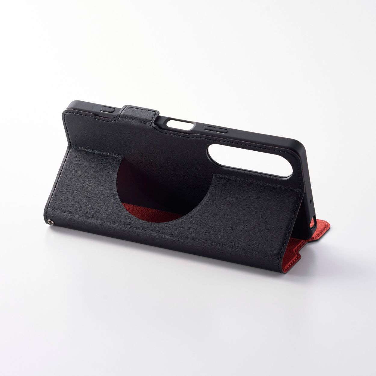 Xperia 1 VII ���եȥ쥶�������� ���� ������ MAGKEEP �֥�å� PM-X251PLFMGBK