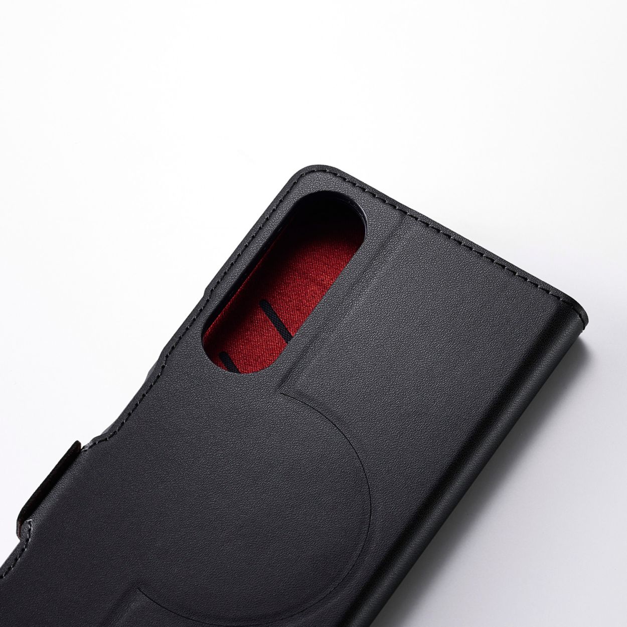 Xperia 1 VII ���եȥ쥶�������� ���� ������ MAGKEEP �֥�å� PM-X251PLFMGBK