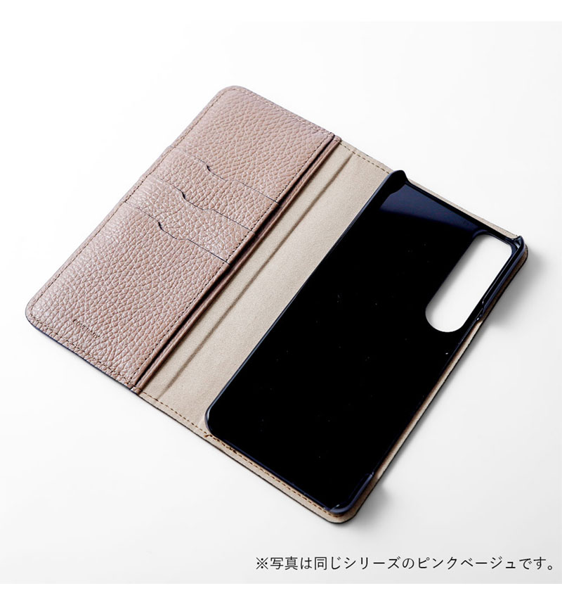 Xperia 1 VII �ܳ� ���ɥꥢ�쥶�� ��Ģ�������� �饤�ȥԥ� 100061917-1067-016-lightpink