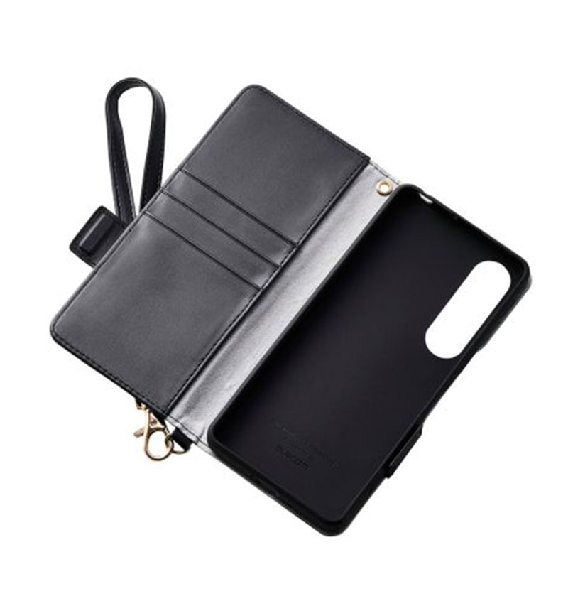 Xperia 1 VII ���եȥ쥶�������� ������ �Ѿ׷� �ϥ�ɥ��ȥ�å��� �֥�å� PM-X251PLFY4BK