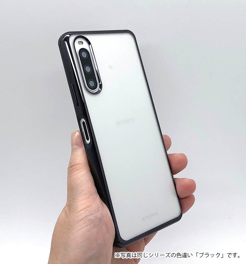 Xperia 10 IV TPU���եȥ����� �᥿��å��ե졼�� �֥롼 RT-RXP10M4HT2/AM