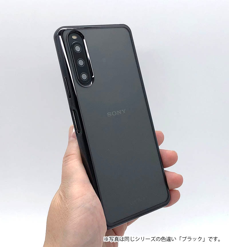 Xperia 10 IV TPU���եȥ����� �᥿��å��ե졼�� �֥롼 RT-RXP10M4HT2/AM