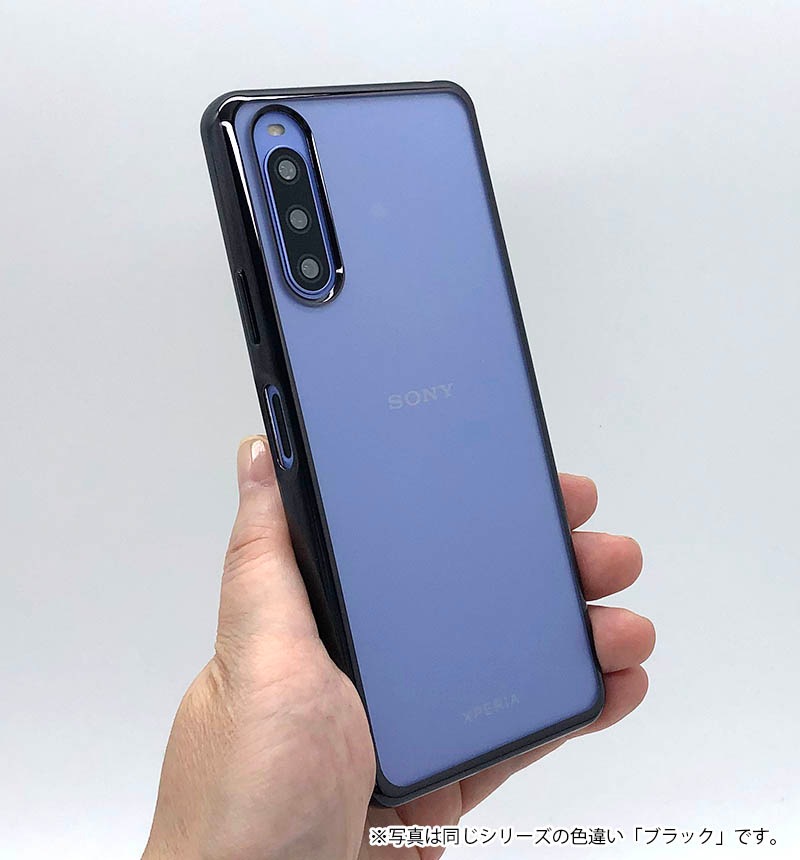 Xperia 10 IV TPU���եȥ����� �᥿��å��ե졼�� �֥롼 RT-RXP10M4HT2/AM