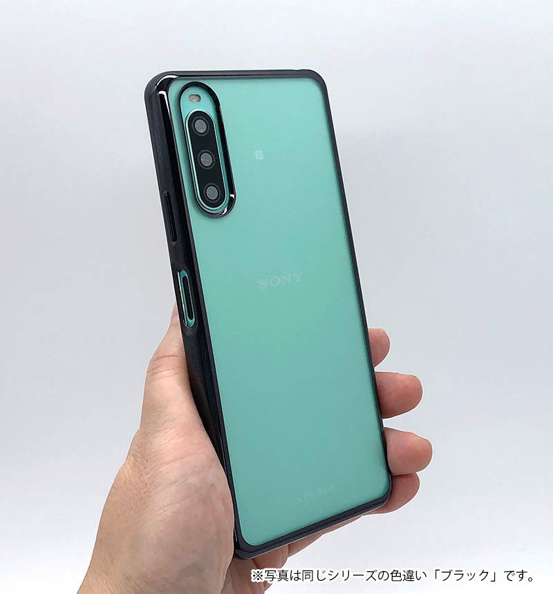 Xperia 10 IV TPU���եȥ����� �᥿��å��ե졼�� �֥롼 RT-RXP10M4HT2/AM