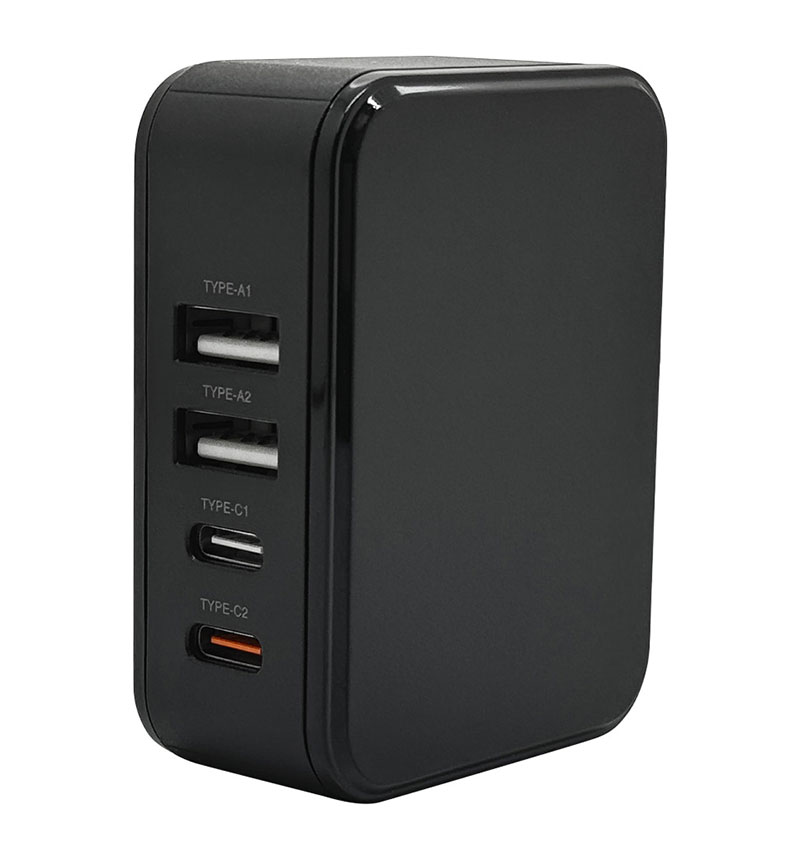 �ڥ����� 30%OFF��USB���Ŵ� 4�ݡ��� 32W PD�б� USB Type-C 20W Type-A 2.4A PD�б� �����б� 4��Ʊ������ �֥�å� RAC2C2A32W01BK