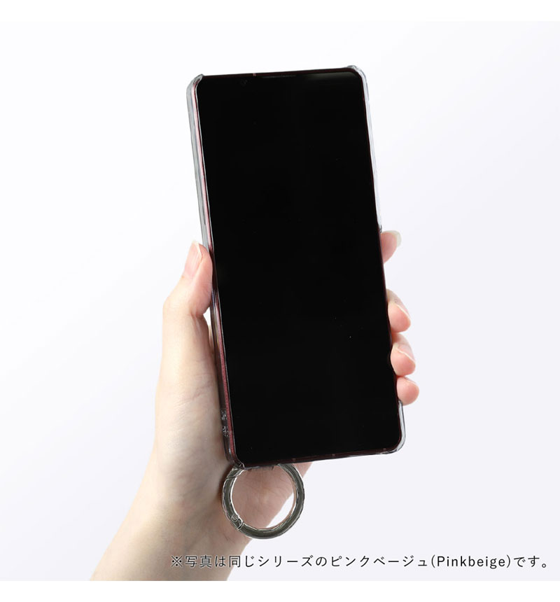 Xperia 1 VIII ���ꥢ������ �ܳ� ���ɥꥢ�쥶�� �ϥ�ɥ٥���դ� ���̥����� �����٥꡼ 100062351-1190-021-cranberry
