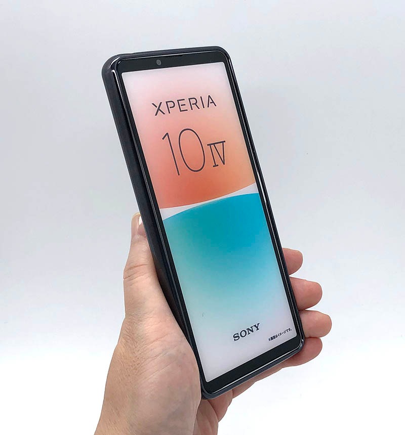 Xperia 10 IV TPU���եȥ����� �᥿��å��ե졼�� �֥�å� RT-RXP10M4HT2/BM