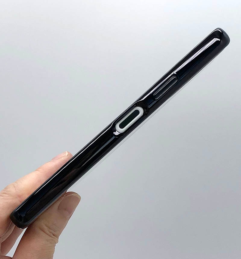 Xperia 10 IV TPU���եȥ����� �᥿��å��ե졼�� �֥�å� RT-RXP10M4HT2/BM