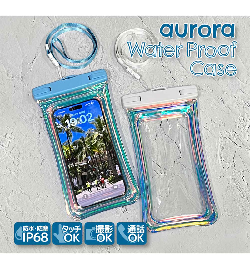 ���ޡ��ȥե��� �ɿ奱���� IP68 �ͥå����ȥ�å� ���ꥢ �������饫�顼 �ɿ� �ۥ磻�� RFRWPF08WH