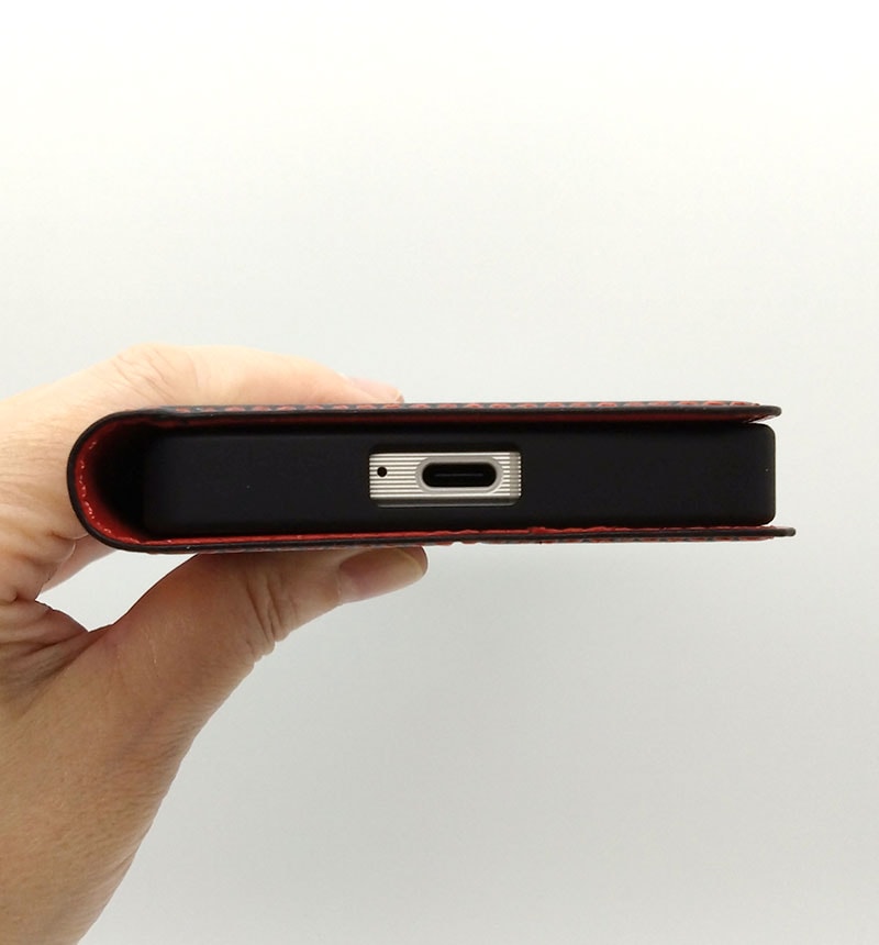 Xperia 1 V �Ѿ׷� ��Ģ���쥶�������� ����ץ� �ޥ��ͥå� �֥�å�/��å� RT-RXP1M5ELC1/BR