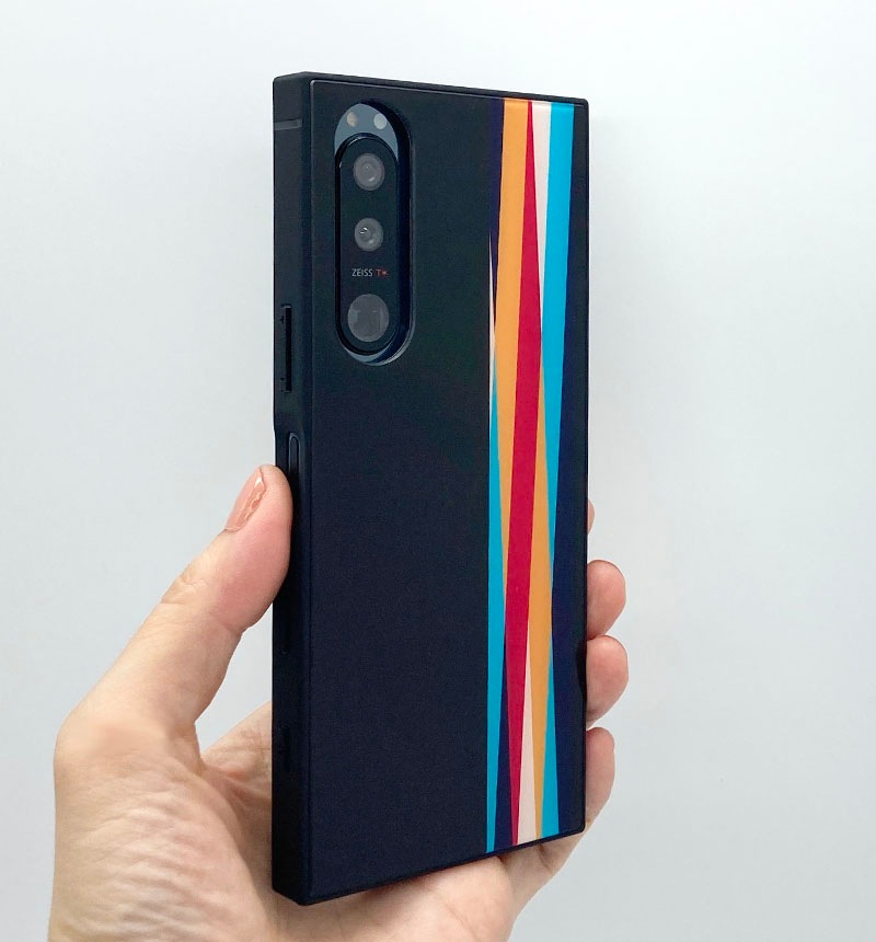 Xperia 5 III �Ѿ׷�ϥ��֥�åɥ����� KAKU ���ȥ饤��/�֥�å� INQ-CXP5M3K3TB/SP1