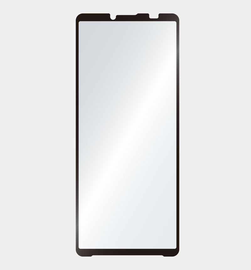 Xperia 10 VI / Xperia 10 V [FLEX 3D] ����饬�饹 ʣ��ե졼�६�饹 �֥�å� �������ʤ��֥롼�饤���㸺_��Ʃ�� TR-XP245-G3-GOB3CCBK