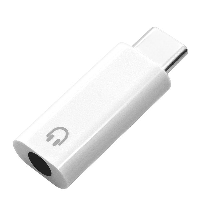 Type-C 3.5mm���ƥ쥪�ߥ˥ץ饰 �Ѵ������ץ� DAC��� �����б� ����ۥ󥸥�å� �ۥ磻�� RHEC35D03WH