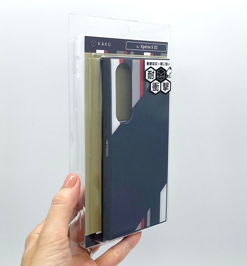 Xperia 5 III �Ѿ׷�ϥ��֥�åɥ����� KAKU ���ȥ饤��/�ͥ��ӡ� INQ-CXP5M3K3TB/SP2