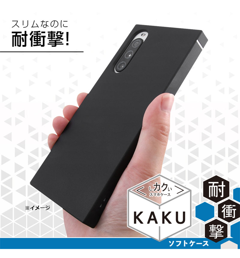 Xperia 10 V �Ѿ׷⥽�եȥ����� KAKU �ޥå�/�֥�å� IN-RXP10M5TK1/B