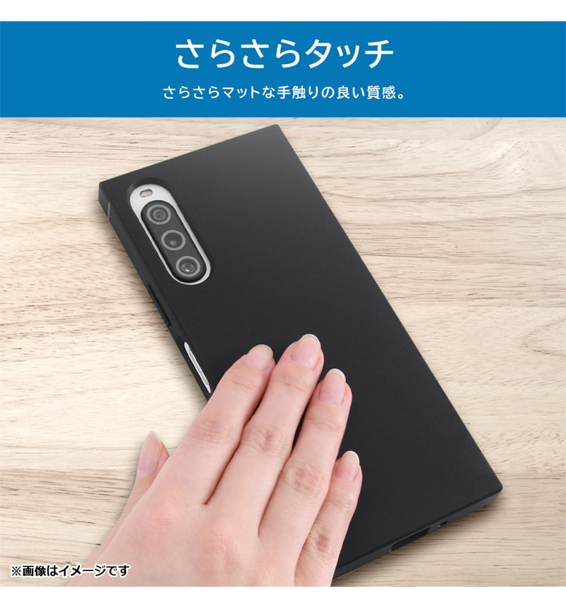 Xperia 10 V �Ѿ׷⥽�եȥ����� KAKU �ޥå�/�֥�å� IN-RXP10M5TK1/B