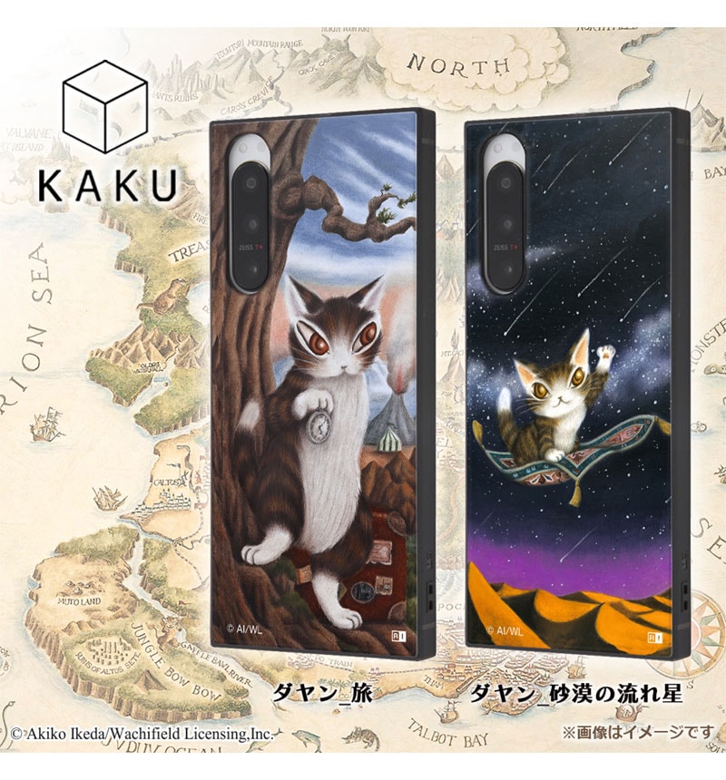 Xperia 5 IV / ��ǭ�Υ�����/�Ѿ׷�ϥ��֥�åɥ����� KAKU / �����_������ή���� IQ-IXP5M4K3TB/DY2