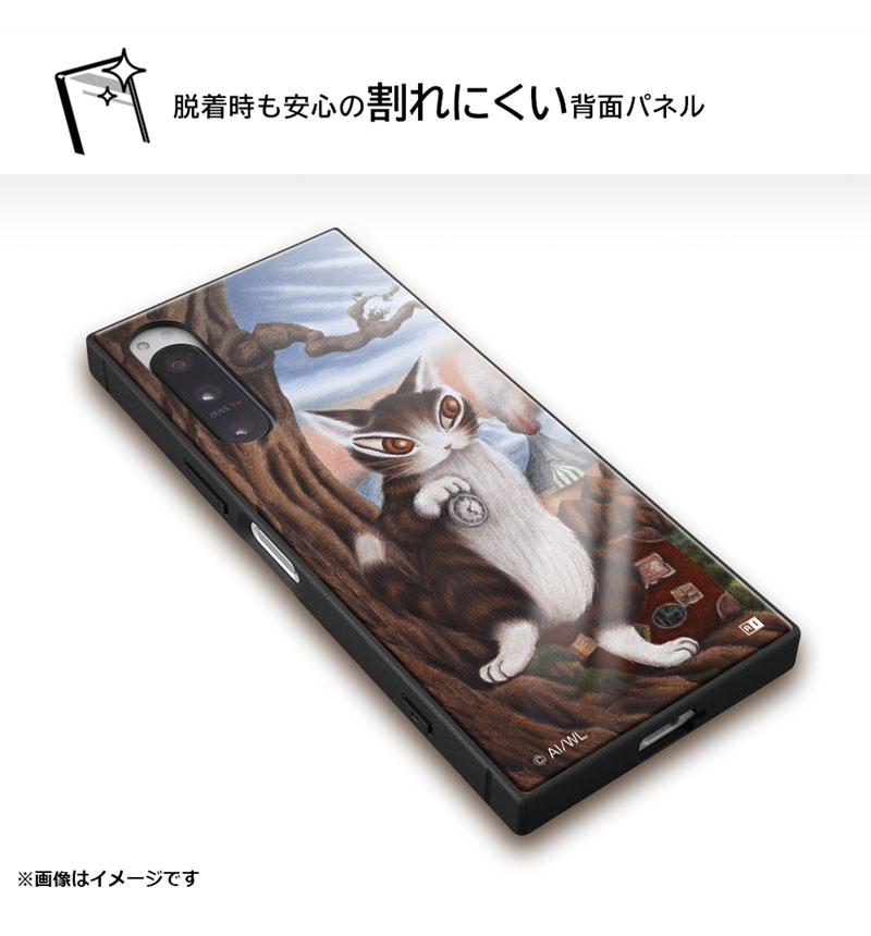 Xperia 5 IV / ��ǭ�Υ�����/�Ѿ׷�ϥ��֥�åɥ����� KAKU / �����_������ή���� IQ-IXP5M4K3TB/DY2