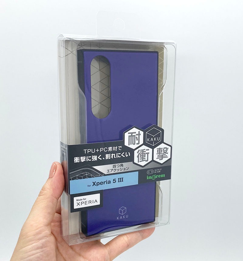 Xperia 5 III �Ѿ׷�ϥ��֥�åɥ����� KAKU �ѡ��ץ� INQ-RXP5M3K3TB/V