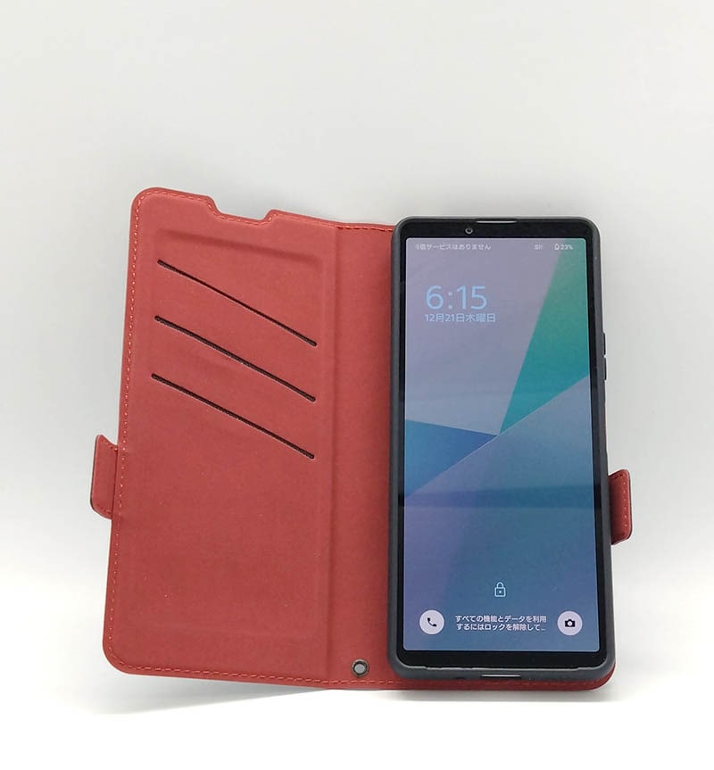 Xperia 10 VI ケース カバー 手帳型 薄型 耐衝撃吸収 カード入れ