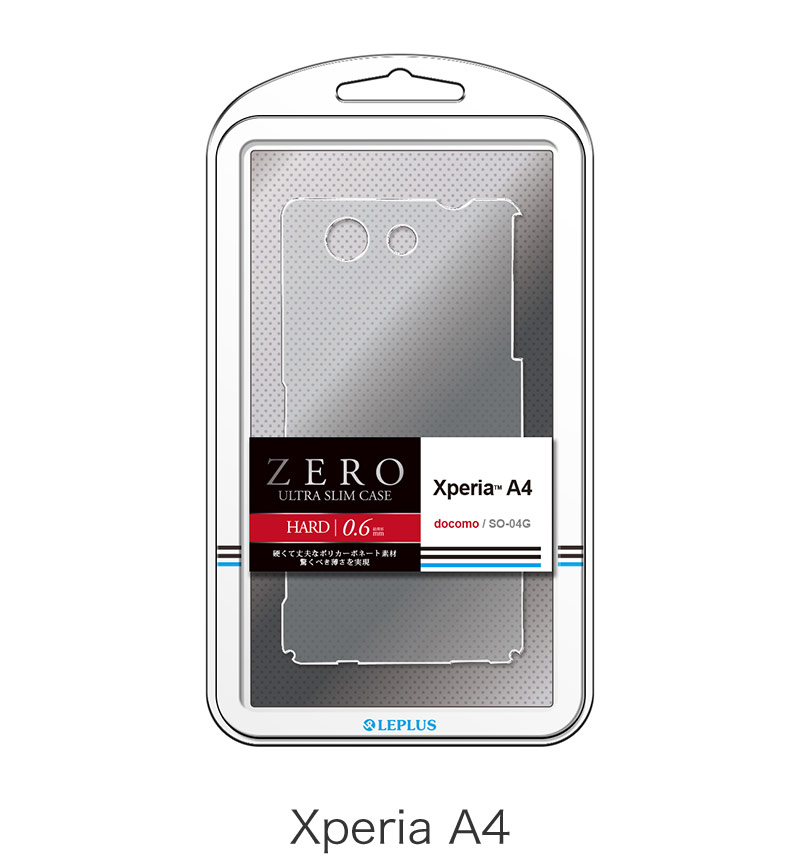 Xperia A4 Ķ�����ϡ��ɥ�������ZERO HARD�� ���ꥢ LP-SO04GHTCL