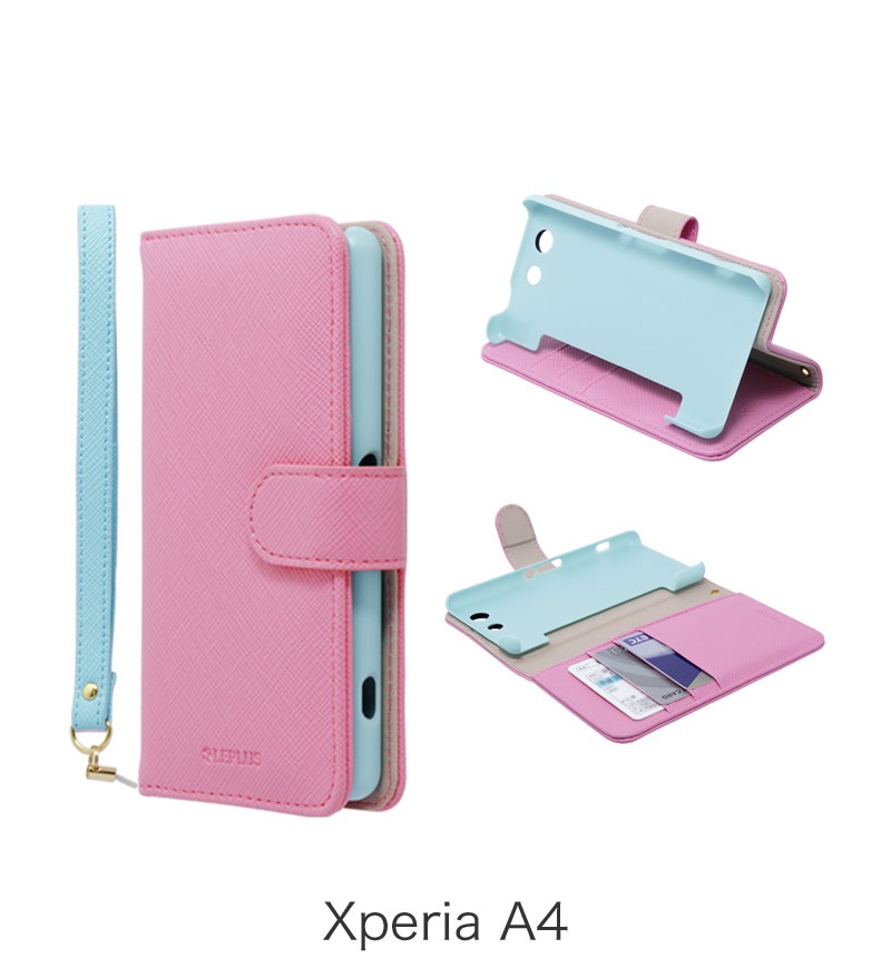 Xperia A4 �֥å�������PU�쥶����������BOOK C�ʥ��塼�ȡˡ� �ԥ� LP-SO04GLBCPK