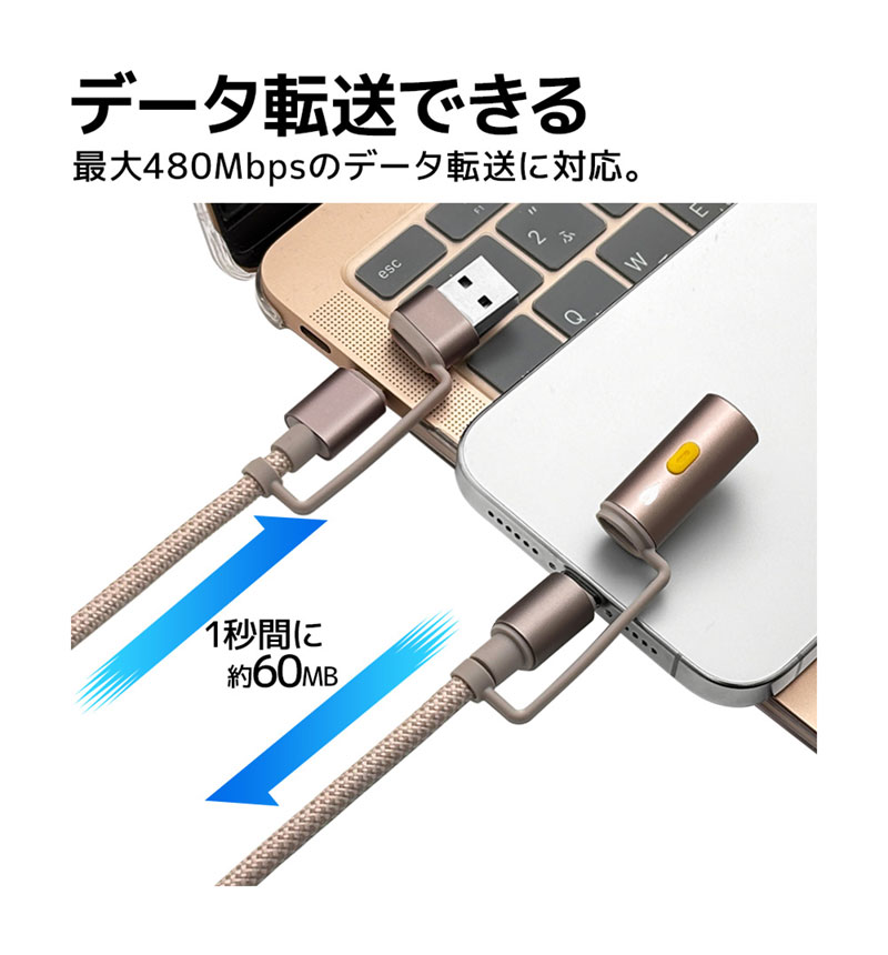 ���ޥ� �����֥� PD�б� ������A�Ѵ� ��Ǯ�� �饤�������� �̿� Type-C to Type-C Type-A 60W 3A 1.2m �ɺ� �����ȥɥ� �١����� R12CACCCLS3A01BE �١����� R12CACCCLS3A01BE