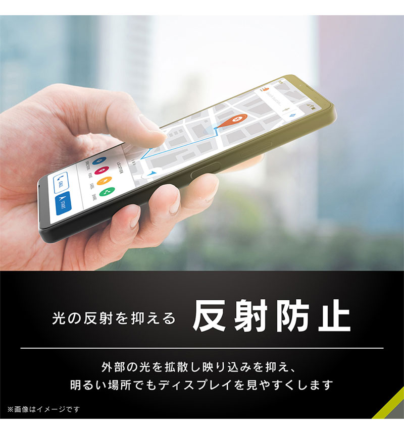 Xperia 10 IV / 10 III / 10 III Lite [FLEX 3D] ȿ���ɻ� ʣ��ե졼�६�饹 ȿ���ɻߡ��֥�å� TR-XP225-G3-AGBK