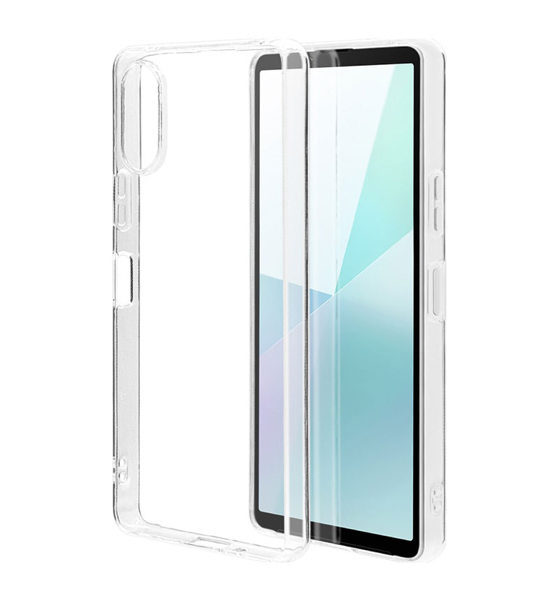 Xperia 10 VI ������ ���С� ���եȥ����� TPU ���ꥢ Ʃ�� 1.2mm �饹���Хʥ� ���ꥢ 7969XP106TPCL