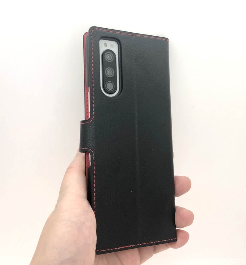 Xperia 5 ��Ģ�������� ����ץ� �ޥ��ͥå� ���꡼�׵�ǽ�б� �֥�å�/��å� RT-RXP5ELC3/BR