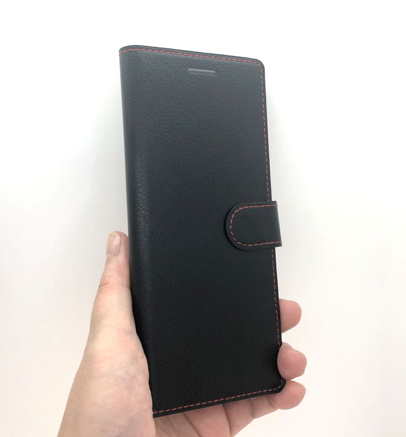 Xperia 5 手帳型ケース シンプル マグネット スリープ機能対応