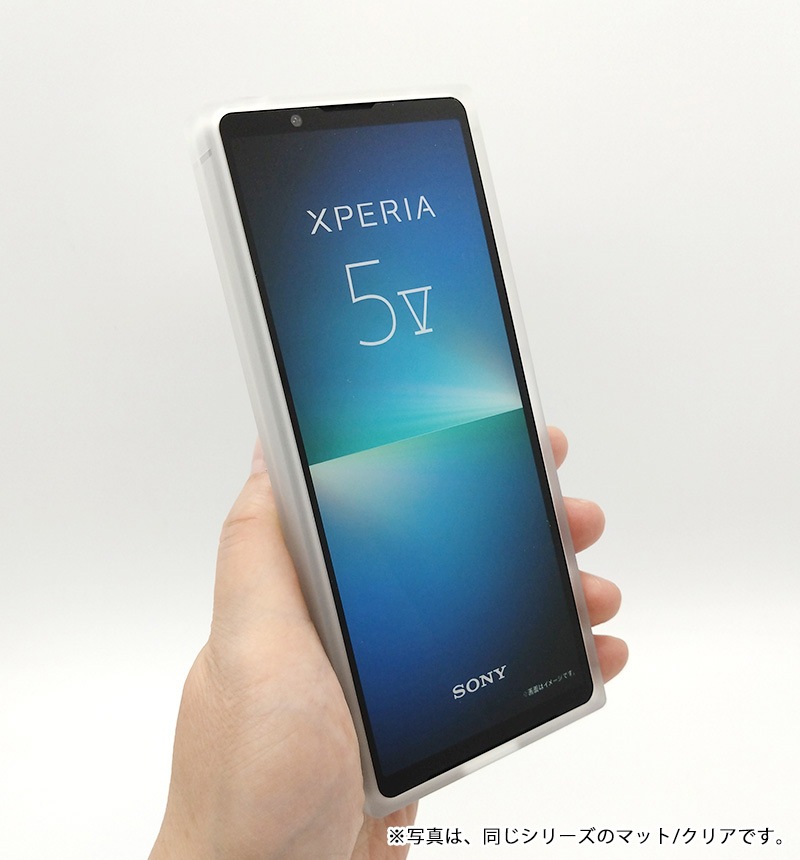 Xperia 5 V  �Ѿ׷� ���եȥ����� KAKU �ޥå�/�֥�å� IN-RXP5M5TK1/B