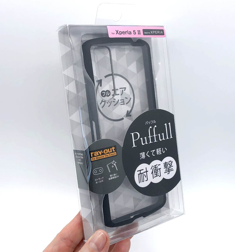 Xperia 5 II �Ѿ׷�ϥ��֥�åɥ����� Puffull ���ꥢ/�֥�å� RT-RXP5M2CC14/CBM