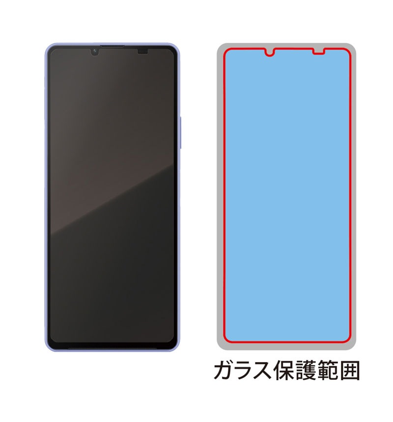High Grade Glass Screen Protector for Xperia 10 IV �֥롼�饤�ȥ��å� DG-XP10M4B3F
