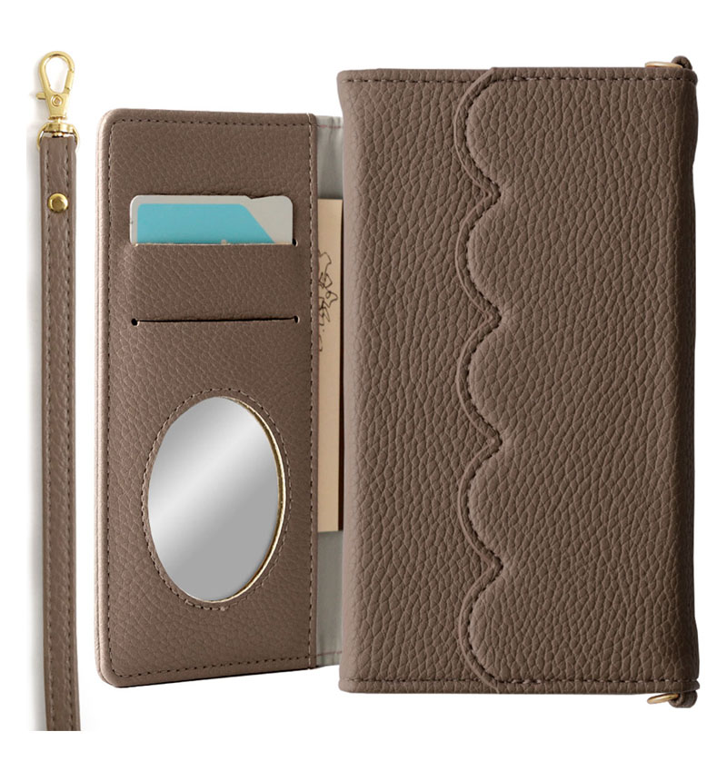 Xperia 10 VII ����������쥶�� �����ޤ� ������å׷� ���ȥ�å��� ��Ģ�������� �֥饦�� 100062571-1080-brown