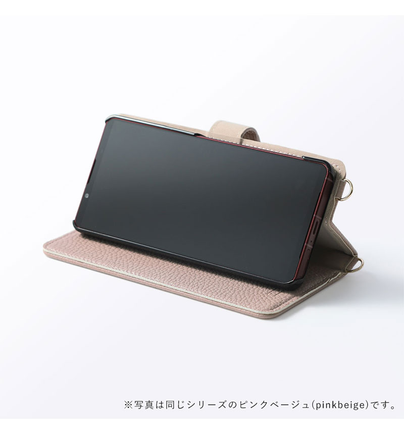 Xperia 1 VIII ����������쥶�� ������ɵ�ǽ �����������ȥ�å��դ� ��Ģ���������ʥ٥�Ȥ���� �֥饦�� 100064091-1190-brown