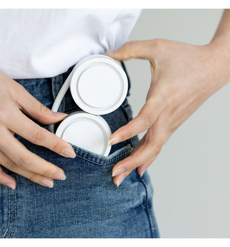 DANSOON Neck Band Fan Rolling ���եۥ磻�� ���եۥ磻�� DSN23087WH