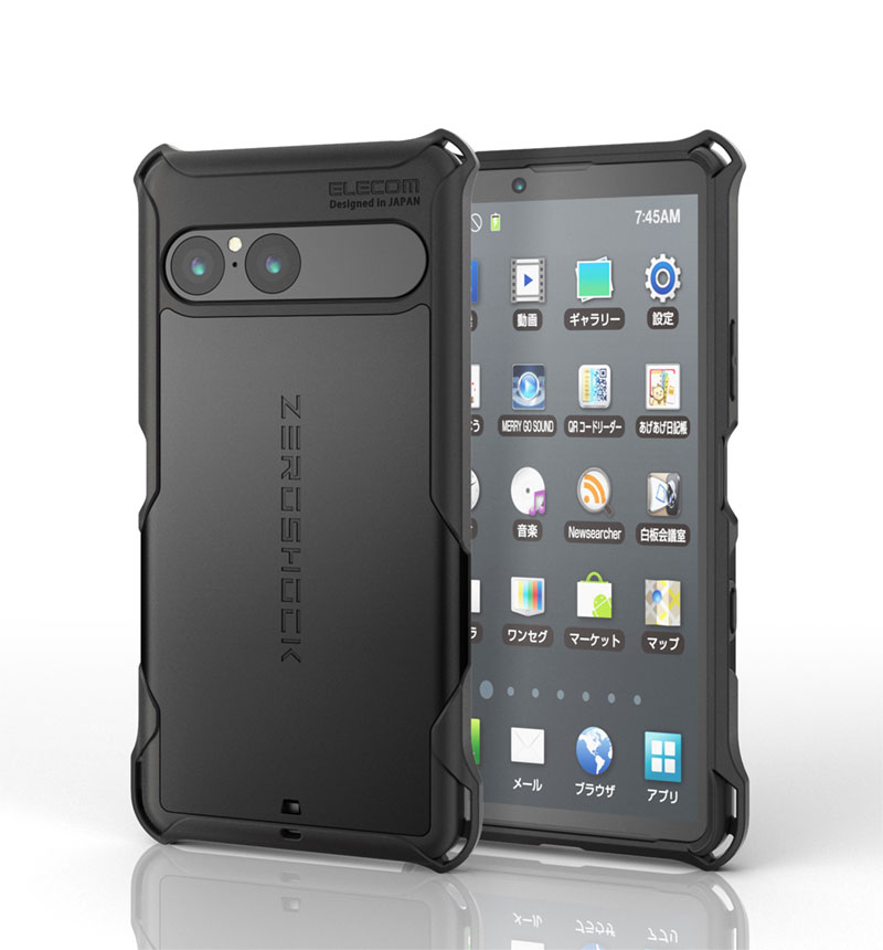 ZEROSHOCK ブラック PM-X252ZEROBK | ハイブリッドケース | Xperia