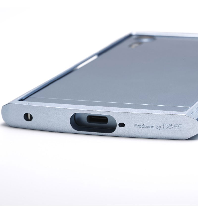 ���ò���CLEAVE Aluminum Bumper Chrono for Xperia XZs �֥�å� DCB-XZSCHABK