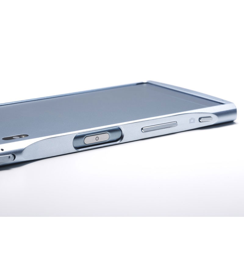 ���ò���CLEAVE Aluminum Bumper Chrono for Xperia XZs �֥�å� DCB-XZSCHABK