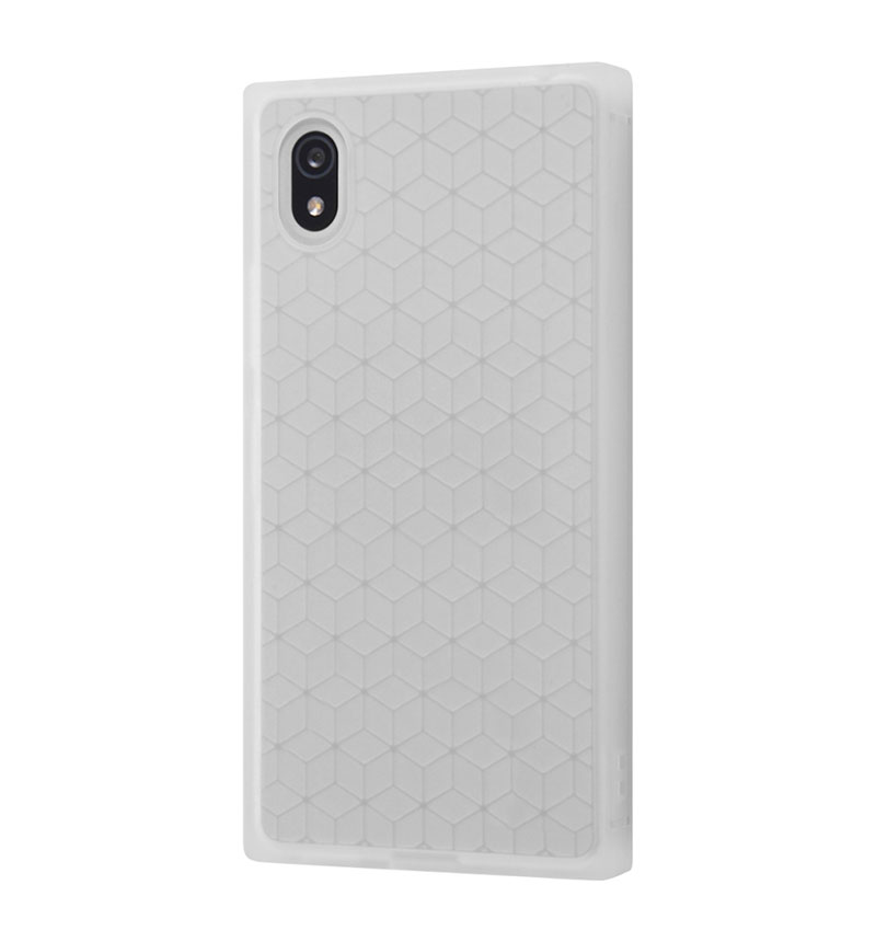 Xperia Ace III 耐衝撃ソフトケース KAKU マット/クリア IN-RXPAM3TK1