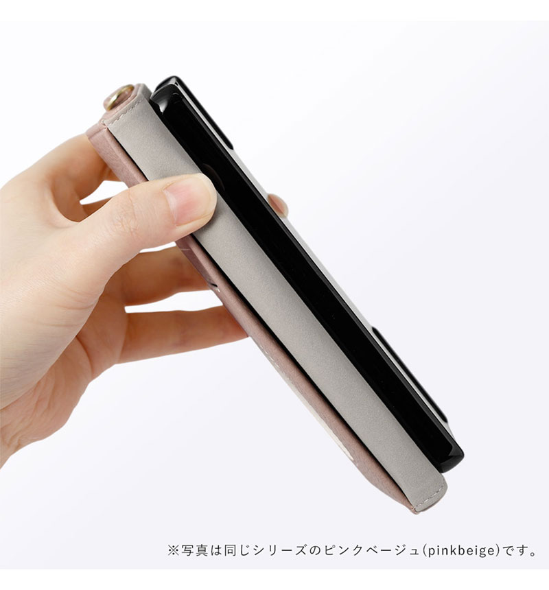 Xperia 10 VII ����������쥶�� �����ޤ� ������å׷� ���ȥ�å��� ��Ģ�������� �ԥ󥯥١����� 100062571-1080-pinkbeige