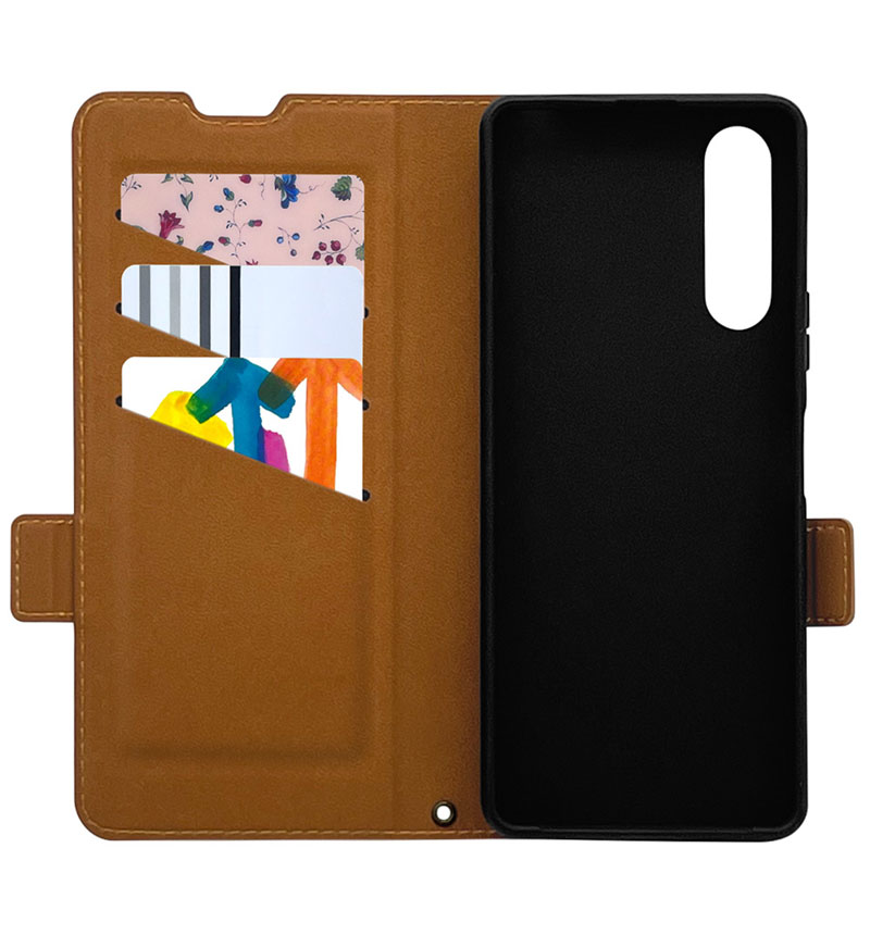 Xperia 10 V ケース カバー 手帳型 薄型 耐衝撃吸収 カード入れ