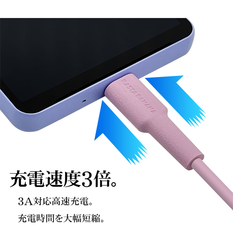 ���ޥ� ������C ������A �����֥� ���餫�� ����ߤˤ��� ���� �̿� 3A 1.5�᡼�ȥ� 150����� Type-A to Type-C typea typec 3A 1.5m 150cm �ۥ磻�� R15CAAC3A02WH