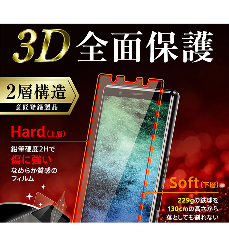 Xperia 5 �ե���� TPU PET ����� �ե륫�С� ����� RT-RXP5FT/NPUC