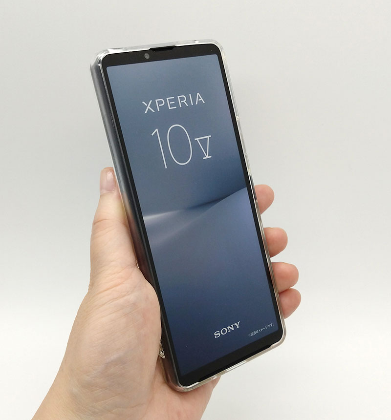 Xperia 10 V  ������ ���С� ���եȥ����� TPU ���ꥢ Ʃ�� 1.2mm �饹���Хʥ� ���ꥢ 7534XP105TP