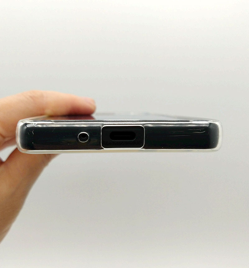 Xperia 10 V  ������ ���С� ���եȥ����� TPU ���ꥢ Ʃ�� 1.2mm �饹���Хʥ� ���ꥢ 7534XP105TP