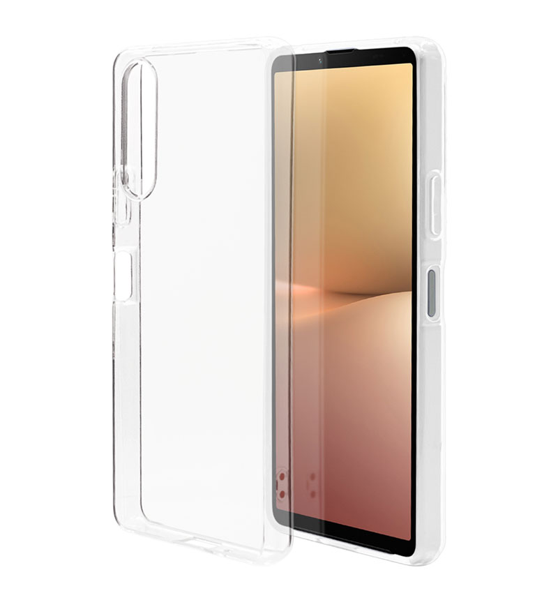 Xperia 10 V  ������ ���С� ���եȥ����� TPU ���ꥢ Ʃ�� 1.2mm �饹���Хʥ� ���ꥢ 7534XP105TP
