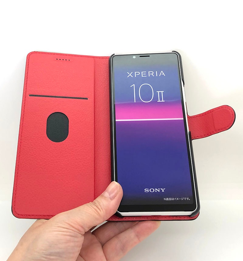 Xperia 10 II ��Ģ�������� ����ץ� �ޥ��ͥå� ���꡼�׵�ǽ�б� �֥�å�/��å� RT-RXP10ELC3/BR