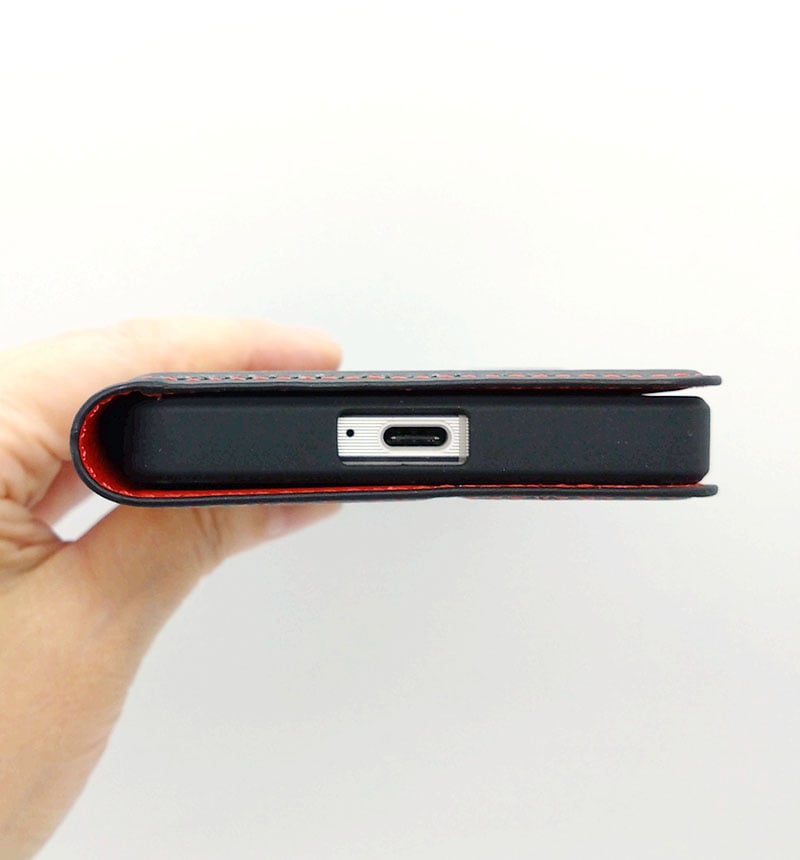 Xperia 1 VI Like standard 耐衝撃 手帳型レザーケース シンプル